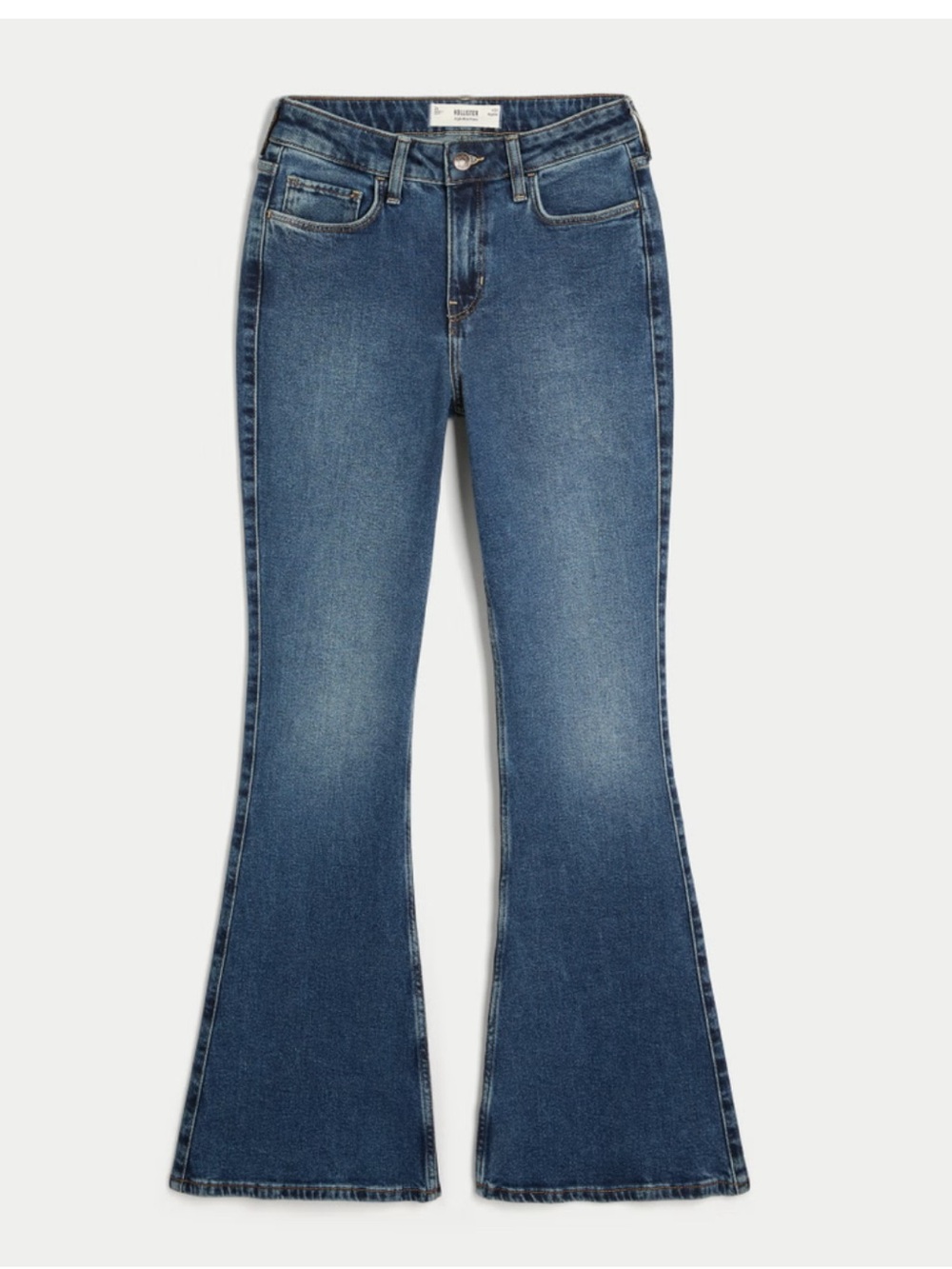 Hollister High-Rise Women's Flare Jeans - Indigo Blue 14